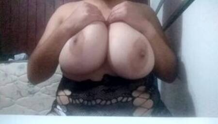 BIG TITS BOUNCING OUT SEXY OUTFIT