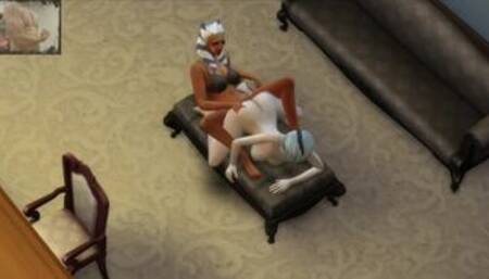 3D porn animation. Hentai. Sims 4 sex mod. Porn Ahsoka Tano and 2B. Star Wars. Nier automata