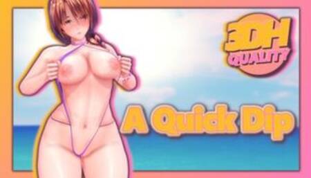 Thick Anime Milf gets fucked on the Beach [3D-Hentai] [A Quick Dip]
