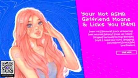 (ASMR Audio Roleplay) Your HOT ASMR Girlfriend Sucks Your Cock While You Listen in Headphones