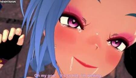 Jinx Catches You On A Bridge & Gives You The Time Of Your Life! League of Legends Arcane