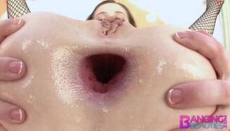 Huge Anal Gape Slut Natalie Moore and Mike Adriano