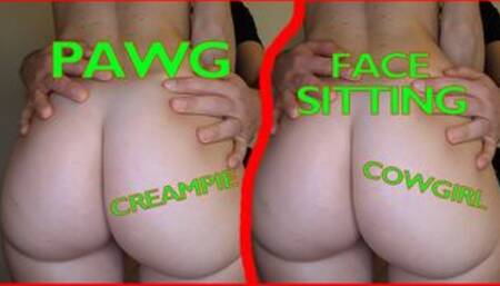 Best Ass You´ve Ever Seen | TEASING | FACE SITTING | DOGGY | COWGIRL | CREAMPIE