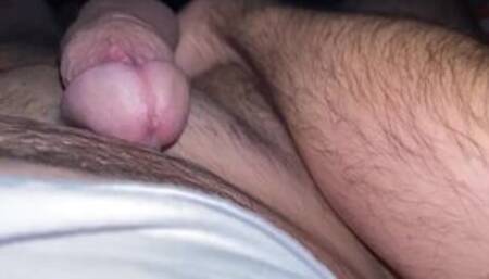 Perfecting that milking technique, purging the balls!