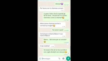 Parlo con la moglie del cornuto 1 parte Chat Whatsapp