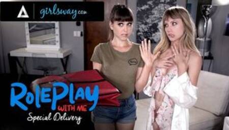 Thirsty Housewife Fucks Delivery Girl Riley Reid Everywhere In The House