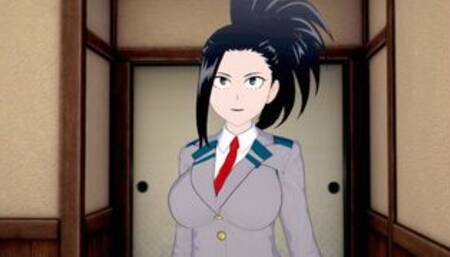 Extra class with Yaoyorozu [Hentai 3D]