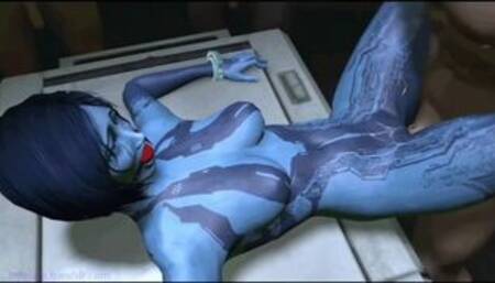 Cortana Gagged and Fucked