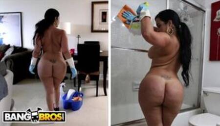 My Dirty Maid Destiny Slams Her Cuban Big Ass On My Cock