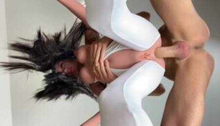Petite Life Size Sex Doll Ass fucked from behind