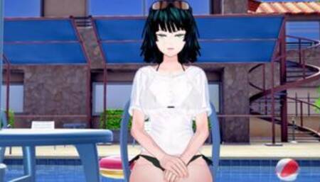 Swimsuit Fubuki get fucked [Hentai 3D]