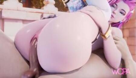 [ WOPA ] - PetiteSeraphine getting bwc in pink pussy - (3D HD)