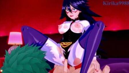 Nemuri Kayama(Midnight) and Izuku Midoriya have deep fucking in a hotel. - My Hero Academia Hentai