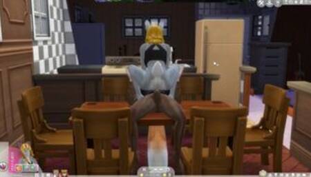 Wolf and Bunny Sims 4 Furry EP. 4