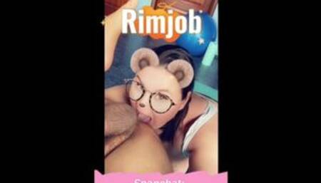 Surprise Rimjob from Onlyfans milf @MaryDiFree. Anal Rimming !!!