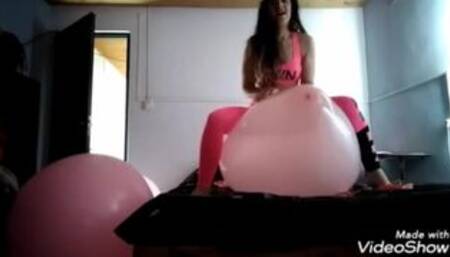 Habitación con globos