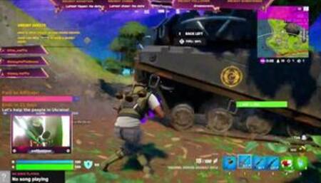 Highlight: Fortnite first time seeing a tank! Got 8th place!