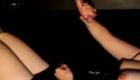 Milking Table Ruined Handjob For A Big Cock