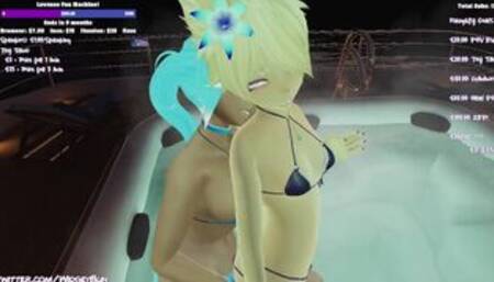 Things Turn Steamy in Trans Vtuber's VRchat Hot Tub Stream