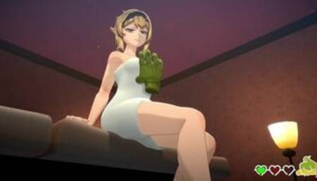 Orc Massage - elfa safada recebendo uma massagem