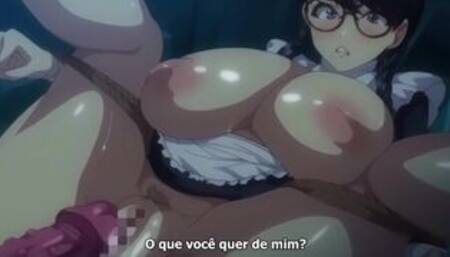 Anime Hentai - Jashin Shoukan Inran Kyonyuu Oyako Ikenie Gishiki Ep.2 PT-BR