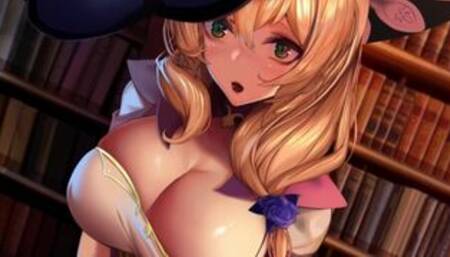 GENSHIN IMPACT - LISA GIVES YOU A HANDJOB