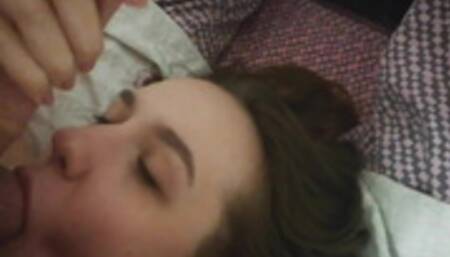 he sat on my face so that I suck his balls, cum on face - Sunako_Kirishiki