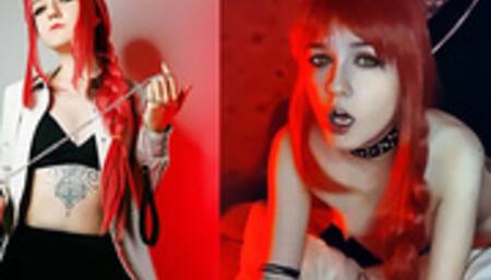 Chainsaw man. Makima lost control of her pet. Cosplay - Sunako_Kirishiki