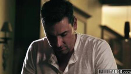 PURE TABOO Brooklyn Gray Lets Her Girlfriend's Pervy Stepdad Creampie Her