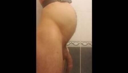 belted water belly inflation / enema (on the bottom of the ribcage)