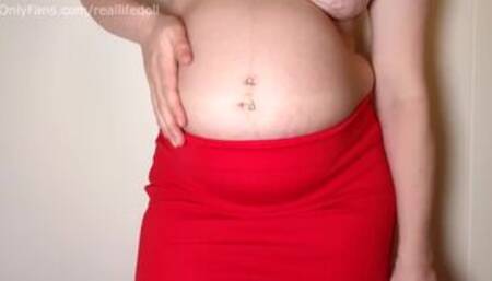 Pregnant belly tease (Norks)