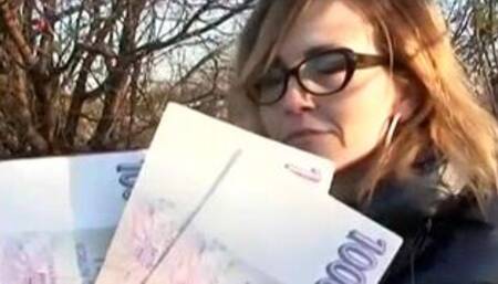 Miss Marketa loves money and cocks