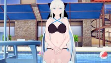 Poolday with Morgan Le Fay FGO [Hentai 3D]
