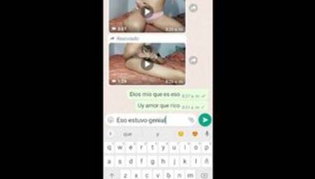 Mi vecina es demasiado ???? me envía videos íntimos por WHS, con ganas que valla y la coja!