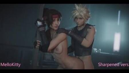 Final Fantasy Cloud Fucking Jessie at Gym Cheating Against Tifa