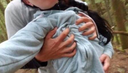 Public Dry Humping Leads to Quick Cum