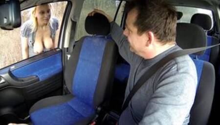 Bitch with natural jugs