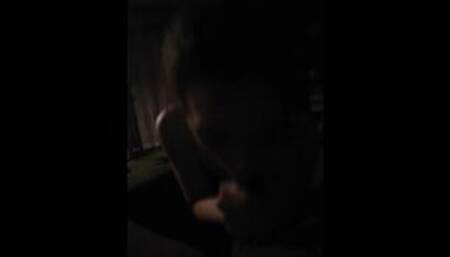 Indian Man get Blowjob by white collage girl.