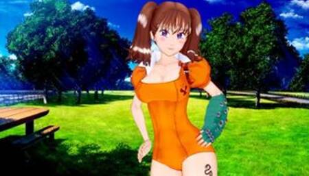 Seven Deadly Sins: DIANE LOVES IT ROUGH (3D Hentai)