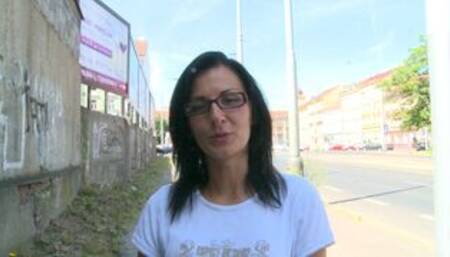 Guy cums on a student in the street