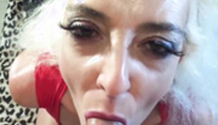 Busty blonde MILF is a total nympho and craves cock