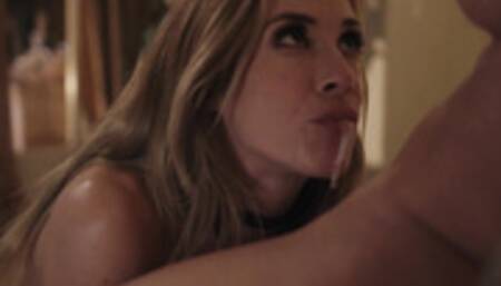 Aiden Ashley and Ts Foxxy - Blowjob