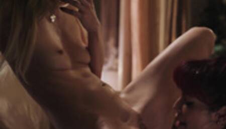 Aiden Ashley and Ts Foxxy - Cunnilingus