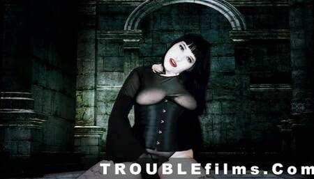 Goth Girlfriend Lita Lecherous JOI Masturbation as Vampire "Instructions for Mere Mortals"