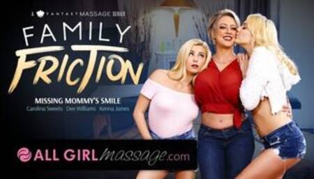 Lesbian Step-Daughters Massage MILF Mommy!