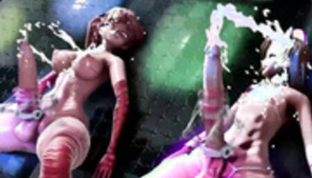 Hot 3D Threesome Futa Sex 21