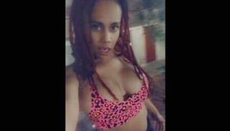 Topless Double D Public Dancing