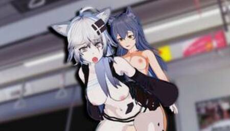 Arknights - Lappland X Futa Texas 3D Hentai