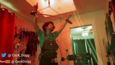 Luigi Drained by Fleshlight Machine