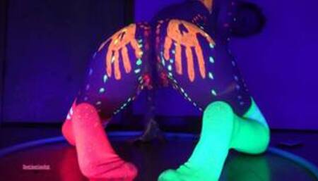 Blacklight Paint, Dildos, & Hooping- Thank you for 50K!